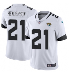 Youth Jacksonville Jaguars #21 C.J. Henderson White Stitched Vapor Untouchable Limited Jersey