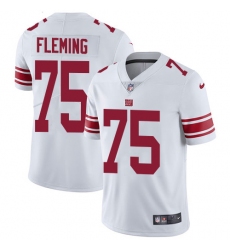 Nike New York Giants #75 Cameron Fleming White Men's Stitched NFL Vapor Untouchable Limited Jersey