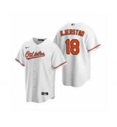 Women's Baltimore Orioles #18 Heston Kjerstad White 2020 MLB Draft Replica Home Jersey