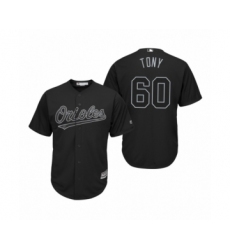 Women's Baltimore Orioles #60 Mychal Givens Tony Black 2019 Players Weekend Replica Jersey