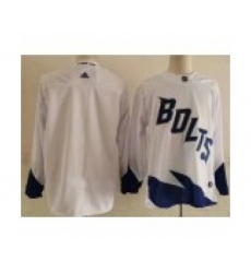 Men's Tampa Bay Lightning Blank White 2022 Stadium Series Authentic Jersey