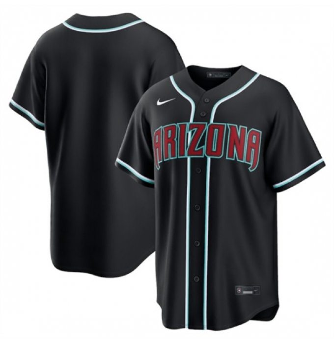 Men's Arizona Diamondbacks Blank 2026 Black Out Stitched Baseball Jersey
