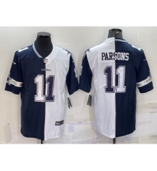 Men's Dallas Cowboys #11 Micah Parsons Blue White Two Tone 2021 Vapor Untouchable Stitched NFL Nike Limited Jersey