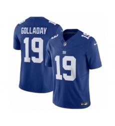 Men's Nike New York Giants #19 Kenny Golladay Blue 2023 F.U.S.E. Vapor Untouchable Limited Stitched Jersey