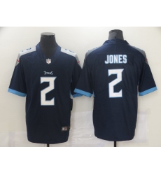 Men's Tennessee Titans #2 Julio Jones Nike Navy Draft First Round Pick Limited Jersey