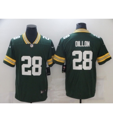 Men's Green Bay Packers #28 AJ Dillon Green Team Color Vapor Untouchable Limited Jersey