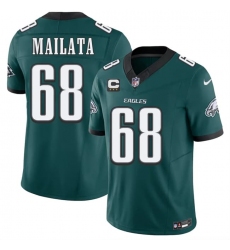 Men's Philadelphia Eagles #68 Jordan Mailata Green 2026 F.U.S.E. 3-Star C Vapor Untouchable Limited Football Stitched Jersey