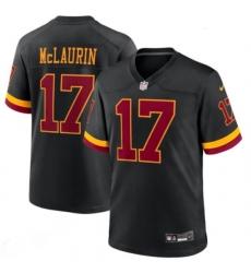 Men's Washington Commanders #17 Terry McLaurin Black Limited Stitched Football Jersey