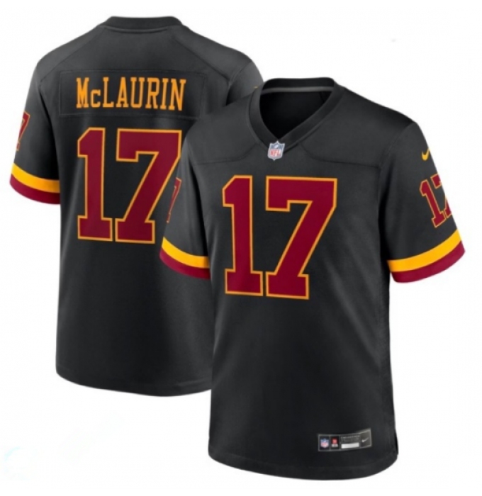 Men's Washington Commanders #17 Terry McLaurin Black Limited Stitched Football Jersey