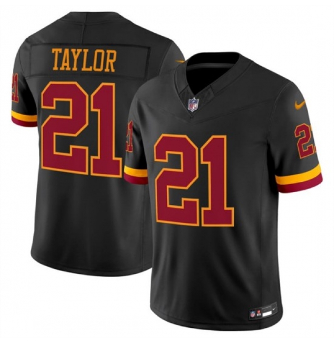 Men's Washington Commanders #21 Sean Taylor Black 2026 F.U.S.E. Hail Raiser Alternate Vapor Limited Stitched Football Jersey