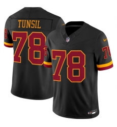 Men's Washington Commanders #78 Laremy Tunsil Black 2026 F.U.S.E. Hail Raiser Alternate Vapor Limited Stitched Football Jersey