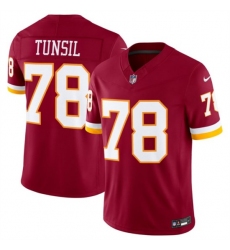 Men's Washington Commanders #78 Laremy Tunsil Burgundy 2026 F.U.S.E. Vapor Limited Stitched Football Jersey