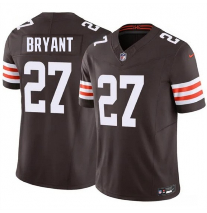 Men's Cleveland Browns #27 Myles Bryant Brown 2026 F.U.S.E. Vapor Limited Football Stitched Jersey