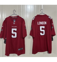 Youth Atlanta Falcons #5 Drake London Red 2026 New Vapor Untouchable Limited Stitched Football Jersey