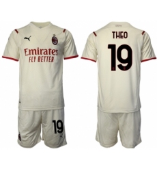 Men 2021-2022 Club AC Milan away cream 19 Soccer Jersey