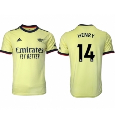 Men 2021-2022 Club Arsenal away aaa version green 14 Soccer Jersey