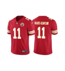 Men's Kansas City Chiefs #11 Marquez Valdes-Scantling Red Vapor Untouchable Limited Stitched Football Jersey