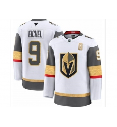 Men's Vegas Golden Knights #9 Jack Eichel White With A Authentic Jersey