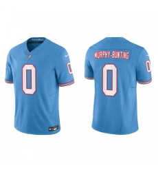 Men's Nike Tennessee Titans #0 Sean Murphy-Bunting Light Blue 2023 F.U.S.E. Vapor Limited Throwback Stitched Football Jersey