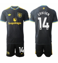 Men Manchester United 2026 Soccer Jerseys Black #16 AMAD