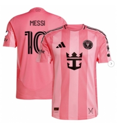 Men's Inter Miami CF Lionel Messi adidas Light Pink 2025 Euforia Authentic Player Jersey