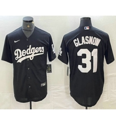 Men's Los Angeles Dodgers #31 Tyler Glasnow Blue Stitched Cool Base Nike Jersey