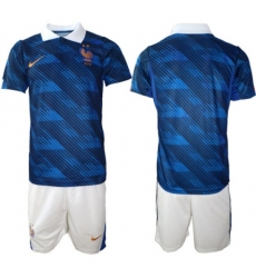 Men's France Navy 2026 Home Soccer Jersey Suit