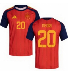 Men 20 Spain Pedri World Cup 2026 Away Replica Jersey 1