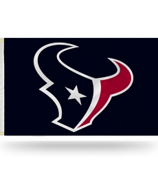 2Pcs Houston Texans flag NFL Standard 3' x 5' Banner Flag Single Sided - Indoor or Outdoor