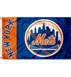 2Pcs WinCraft New York NY Mets Flag 3x5 Banner