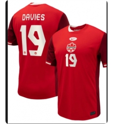 Canada Red #19 DAVIES 2026 Soccer Jersey
