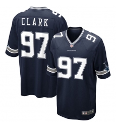 Mens Dallas Cowboys #97 Kenny Clark Nike Navy Vapor F.U.S.E. Limited Jersey