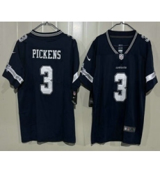 Youth Dallas Cowboys #3 George Pickens Limited Navy Vapor Jersey