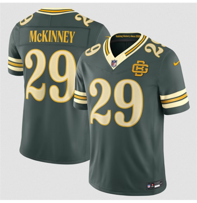 Men's Green Bay Packers #29 Xavier McKinney Dark Green 2026 F.U.S.E. Rivalries Collection Limited Football Stitched Jersey