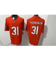 Men's Chicago Bears #31 Dillon Thieneman Orange 2026 F.U.S.E. Vapor Untouchable Limited Football Stitched Jersey