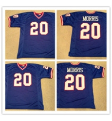Mens New York Giants #20 Joe Morris Mitchell & Ness Retired Player Vintage Jersey - Royal Blue
