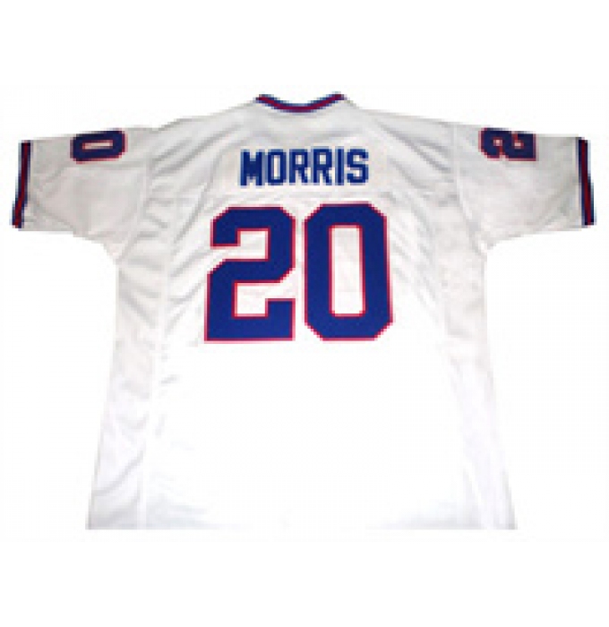 Mens New York Giants #20 Joe Morris Mitchell & Ness Retired Player Vintage Jersey - White