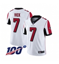 Men's Atlanta Falcons #7 Michael Vick White NFL Jersey