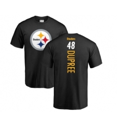Football Pittsburgh Steelers #48 Bud Dupree Black Backer T-Shirt