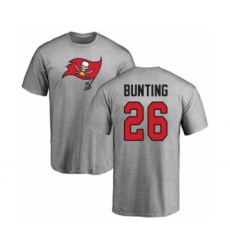 Football Tampa Bay Buccaneers #26 Sean Bunting Ash One Color T-Shirt