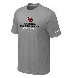 Nike Arizona Cardinals Critical Victory NFL T-Shirt Grey