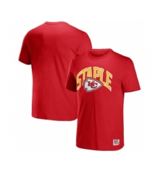 Men's Kansas City Chiefs x Staple Red Logo Lockup T-Shirt