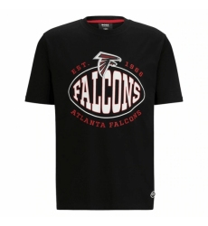 Men's Atlanta Falcons Black BOSS X Trap T Shirt