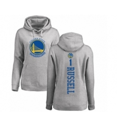 Basketball Women's Golden State Warriors #1 D'Angelo Russell Ash Backer Pullover Hoodie