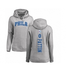 NBA Women's Nike Philadelphia 76ers #0 Justin Patton Ash Backer Pullover Hoodie