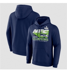 Men's Seattle Seahawks Navy 2025 NFL Champions Pullover Hoodie