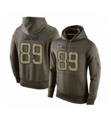 Football Men's Dallas Cowboys #89 Blake Jarwin Green Salute To Service Pullover Hoodie