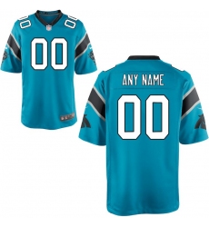 Mens Carolina Panthers Nike Blue Customized Alternate Game Jersey