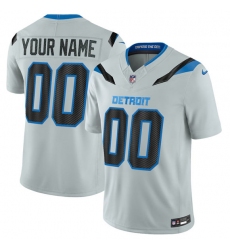 Men's Detroit Lions Active Player Custom Gray 2026 F.U.S.E. “Rivalries” Vapor Untouchable Limited Football Stitched Jersey