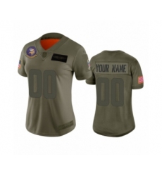 Women's Minnesota Vikings Customized Camo 2019 Salute to Service Limited Jersey